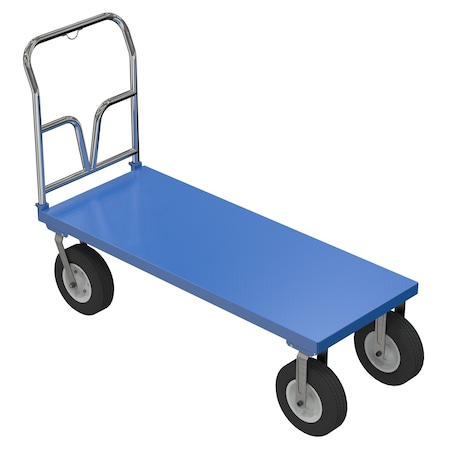 Vestil 24x60 Pneum Tire Pltfrm Cart 1.5K PNU-2460